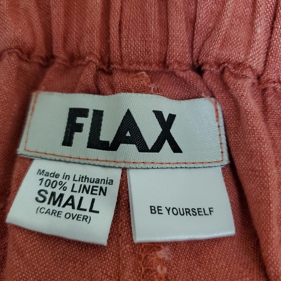 FLAX" The Flood Pant" Cropped Pants Sz S - Picture 5 of 5